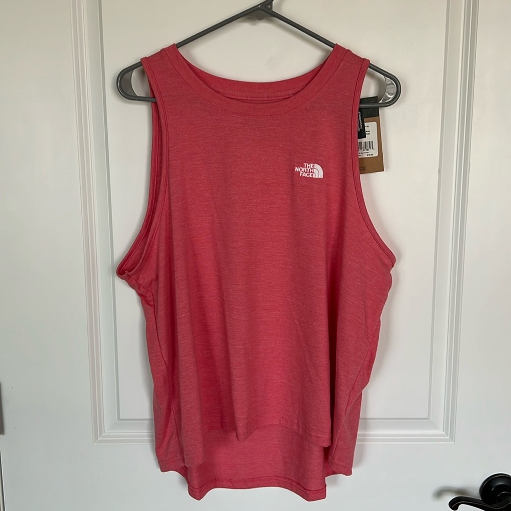 NWT The North Face Cosmopolitan Pink Heathered Tri Tank.